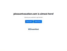 Tablet Screenshot of pleasantvacation.com